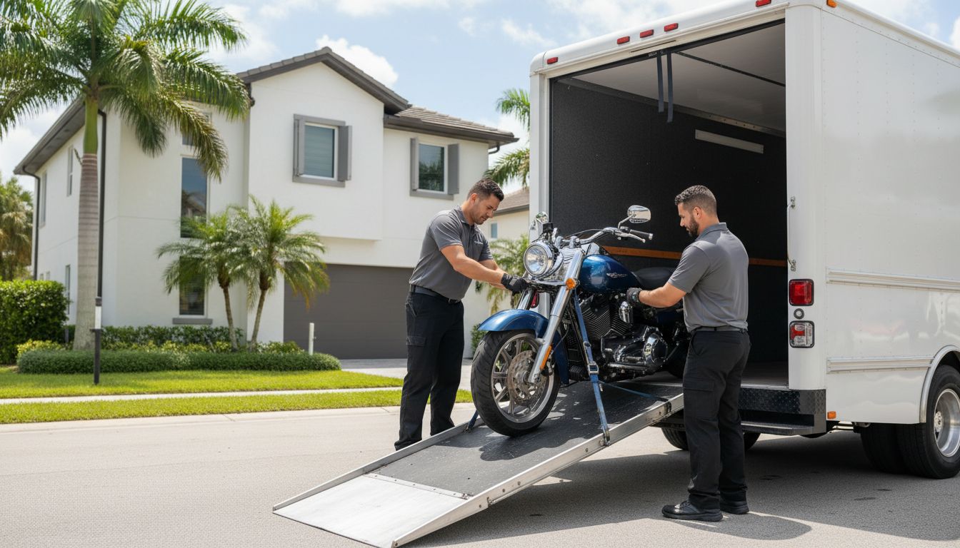 Motorcycle Transport in Fort Lauderdale, Door to Door